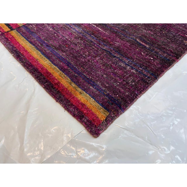 2000 - 2009 Silk and Wool Modern Nepalese , 8'9" X 10'7" For Sale - Image 5 of 5