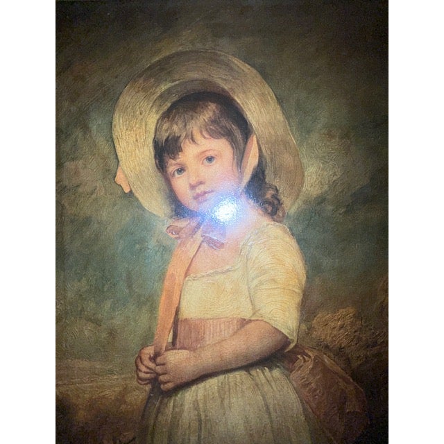 Late 20th Century "Miss Willoughby" Print After George Romney For Sale - Image 4 of 10
