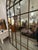 Rustic European Restoration Hardware Palladian Arched Windowpane Mirror For Sale - Image 3 of 12