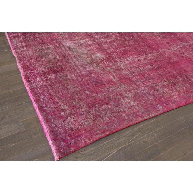 Mid 20th Century Vintage Overdye Wool Rug Chairish