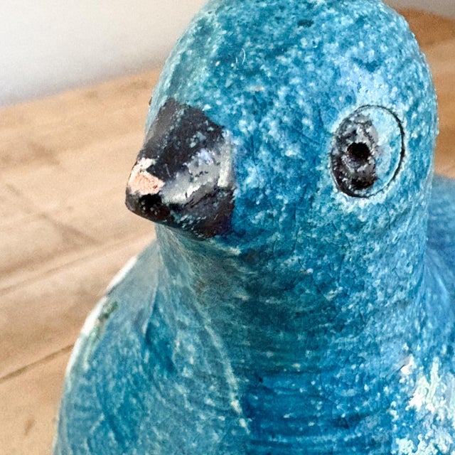 Aldo Londi for Bitossi Rimini Blue Set of 2 1960's Dove Figurines For Sale - Image 11 of 13