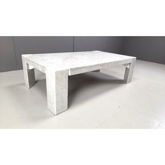 Vintage Italian Marble Coffee Table, 1970s For Sale - Image 10 of 12