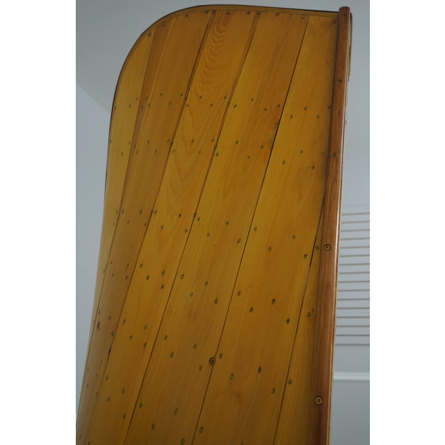 North Bay Canoe Company Converted to Bookcase For Sale - Image 4 of 14