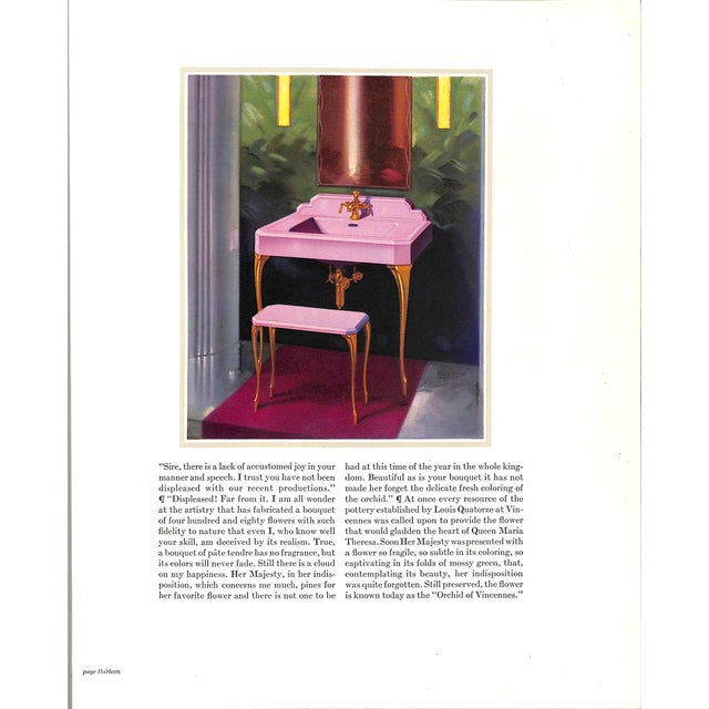 Paper "Color and Style in Bathroom Furnishing and Decoration" 1929 For Sale - Image 7 of 12