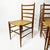 Mid-Century Modern Vintage Italian Chairs in the style of Gio Ponti, 1950s, Set of 4 For Sale - Image 3 of 9