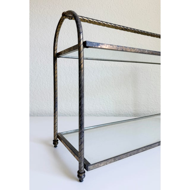 Vintage Brass Tabletop Etagere, 1960s For Sale - Image 12 of 13