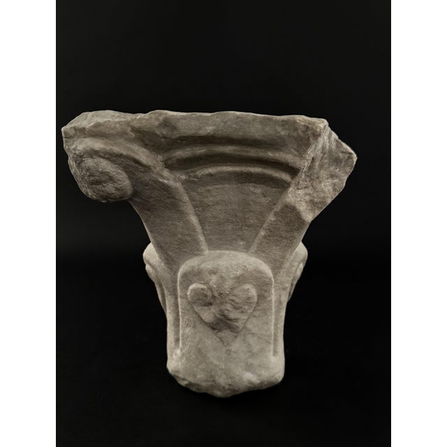 12th Century Italian Romanesque Marble Capital Fragment For Sale - Image 15 of 15