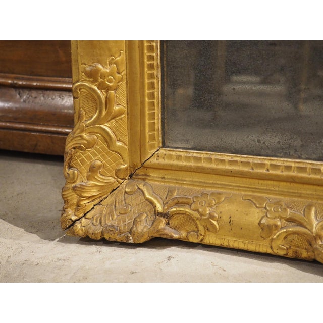 Period French Regence Giltwood Mirror, Circa 1720 For Sale - Image 10 of 18