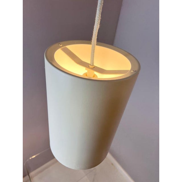 Cylinder Lamp in White by Fog & Mørup For Sale - Image 5 of 11