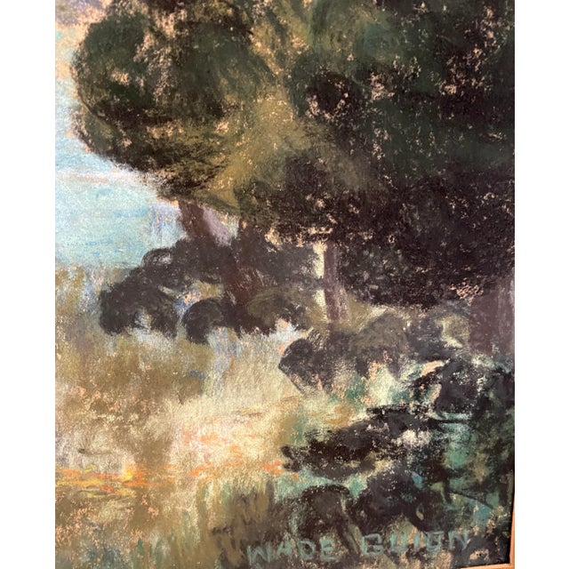 1960s Mid Century Painting of River Bank For Sale - Image 5 of 11