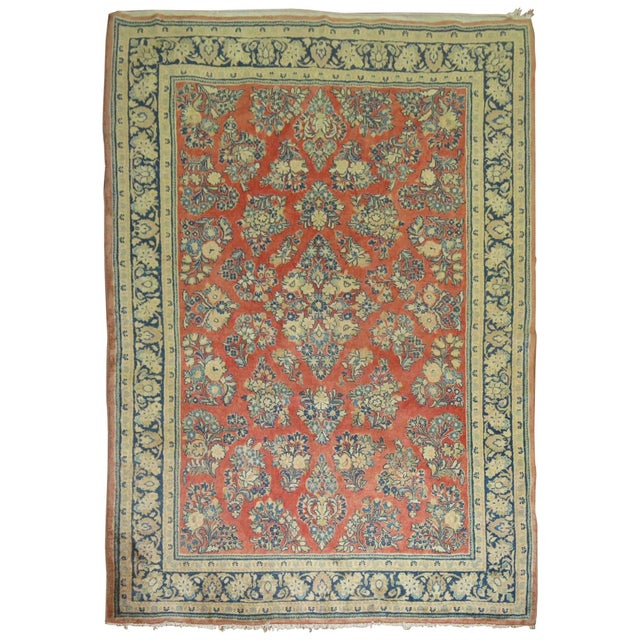 Late 20th Century Persian Sarouk Rug For Sale - Image 9 of 18