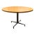 Geiger for Herman Miller ‘Levels’ 48” Round Table, Wood Top With Aluminum Base For Sale
