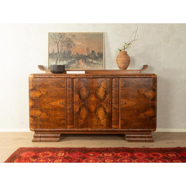 Art Deco Sideboard in Walnut, 1920s For Sale - Image 12 of 12