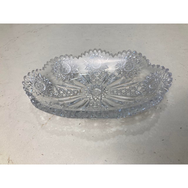 Mid 20th Century Cut Crystal Candy Dish For Sale - Image 11 of 17
