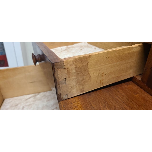 Traditional Mid 19th Century Empire-Style (Or Late Federal) Butler's Chest For Sale - Image 3 of 5