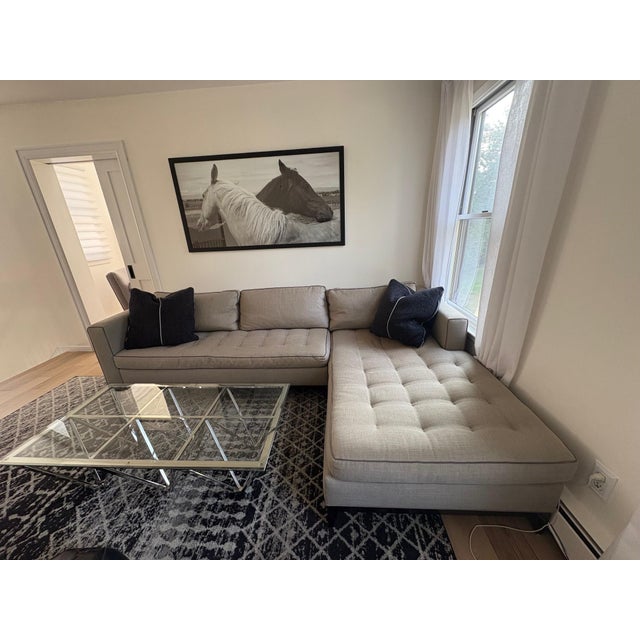 2010s A. Rudin Sectional Sofa For Sale - Image 5 of 12