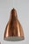 Goldenrod Bent Karlby 3-Cone Copper Chandelier with Canopy from Lyfa, Denmark, 1950s For Sale - Image 8 of 18