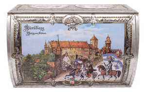 Tinplate Biscuit Tin by Otto Schmidt, 1980s
