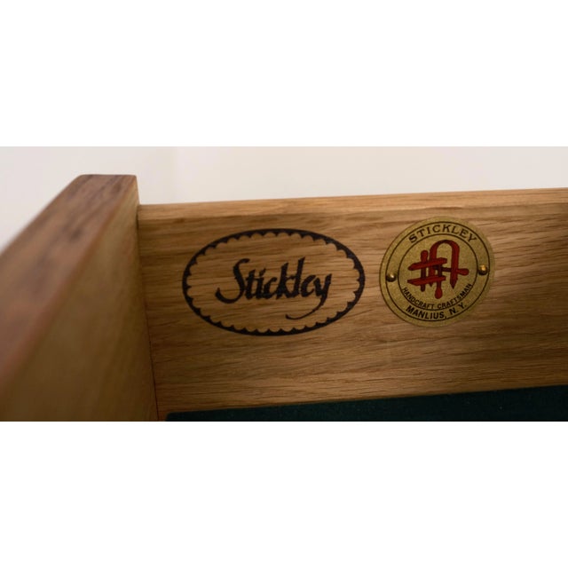 Stickley Mission Oak Arts & Crafts Flip Top Bar For Sale - Image 12 of 12