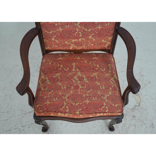 Set of 12 Paine French Louis XV Walnut Dining Chairs For Sale - Image 9 of 18