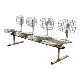 Trellis Series Four-Seater Bench by Michel Cadestin for Beaubourg, 1970s For Sale