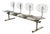 Trellis Series Four-Seater Bench by Michel Cadestin for Beaubourg, 1970s For Sale