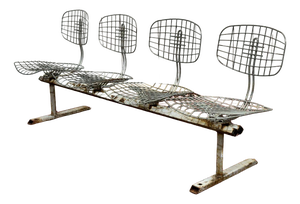 Trellis Series Four-Seater Bench by Michel Cadestin for Beaubourg, 1970s