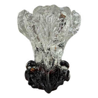 Glass Kasvimaalla Vase by Pertti Santalahti for Humppila, Finland, 1980s For Sale