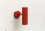 Mid-Century Modern Mid-Century Modern Minimalist Red Wall Lamps, Set of 2 For Sale - Image 3 of 18