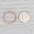 Metal New 0.10ctw Stackable Diamond Cluster Ring 18k Rose Gold Size 7 Wedding Band For Sale - Image 7 of 8