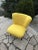Mid-Century Modern Yellow Cocktail Chair, 1960s For Sale - Image 3 of 9