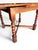 Professionally Restored 1930s Solid Oak Draw Leaf Dining Table With Barley Twist Legs (1a) For Sale - Image 9 of 12