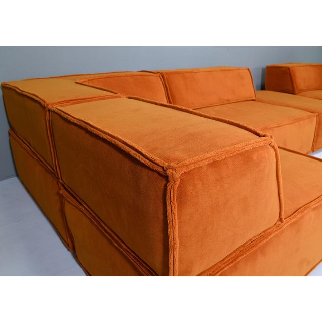 Orange COR Trio Sectional Sofa, 1970s, Set of 9 For Sale - Image 9 of 18