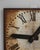 1920s French Industrial Metal Wall Clock Face For Sale - Image 11 of 18