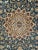 Textile Vintage Persian Nain Rug, Handwoven Floral Pattern, Silk Highlights, Blue & Ivory, 6’ X 9’ For Sale - Image 7 of 12