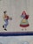 Mid 20th Century Mid-20th Century Vintage Hand-Loomed Folk Art Wool Rug in Ivory & Navy Blue, 9' X 12' For Sale - Image 5 of 10