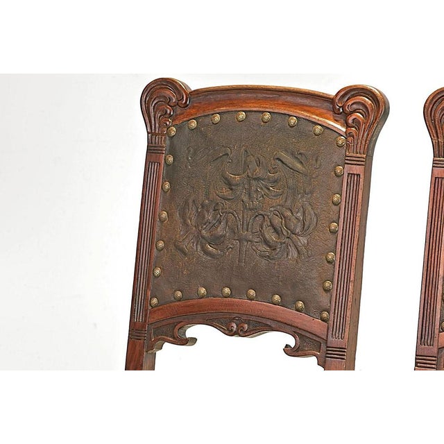Art Nouveau Chairs, Germany, 1908, Set of 2 For Sale - Image 11 of 16