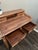 1990s Distressed Mahogany Wood Ladies Writing Desk - Excellent Condition For Sale - Image 4 of 12