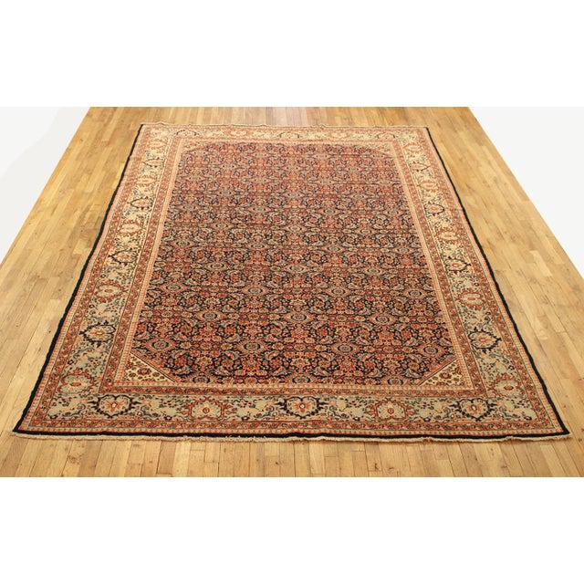 Antique Persian Tabriz Oriental carpet, circa 1920, Room Sized An antique Persian Tabriz oriental carpet, circa 1920....