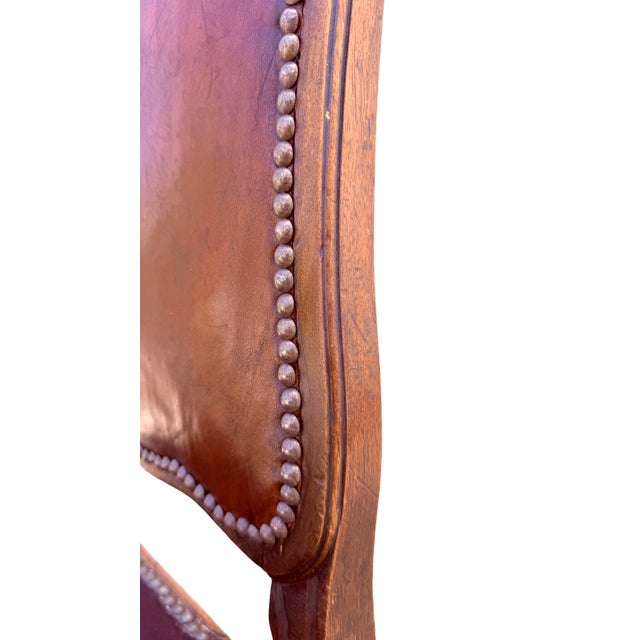 Elegant Set of Eight French Louis XV Antique Dining Chairs From the Late 1800s For Sale - Image 4 of 11