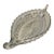 Vintage Fostoria "American" Diamond-Point Crystal Boat Dish With Scroll Handles For Sale
