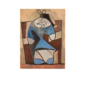 1940s After Picasso, "The Concierge's Daughter" First Edition Period Swiss Offset Lithograph