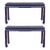 This is a Ming style grasscloth wrapped console tables attributed to Baker Furniture Company. It is in very good...
