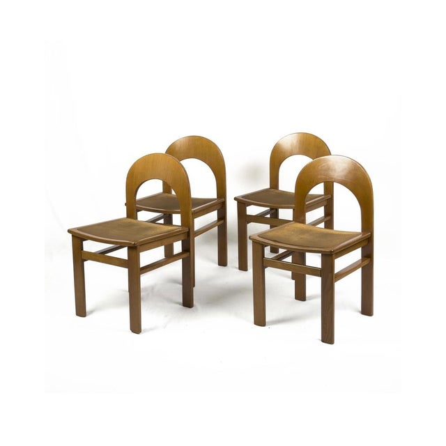 Mid-Century Modern Arcadia Chairs by Adalberto Caraceni for Tagliabue, Italy, 1970s, Set of 4 For Sale - Image 3 of 17