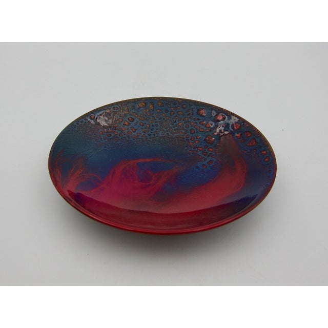 1930s English Veined Flambe Doulton Art Pottery Trio For Sale In Los Angeles - Image 6 of 8