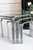 Gray Nesting Tables in Chromed Metal and Smoked Glass, 1970s, Set of 3 For Sale - Image 8 of 18
