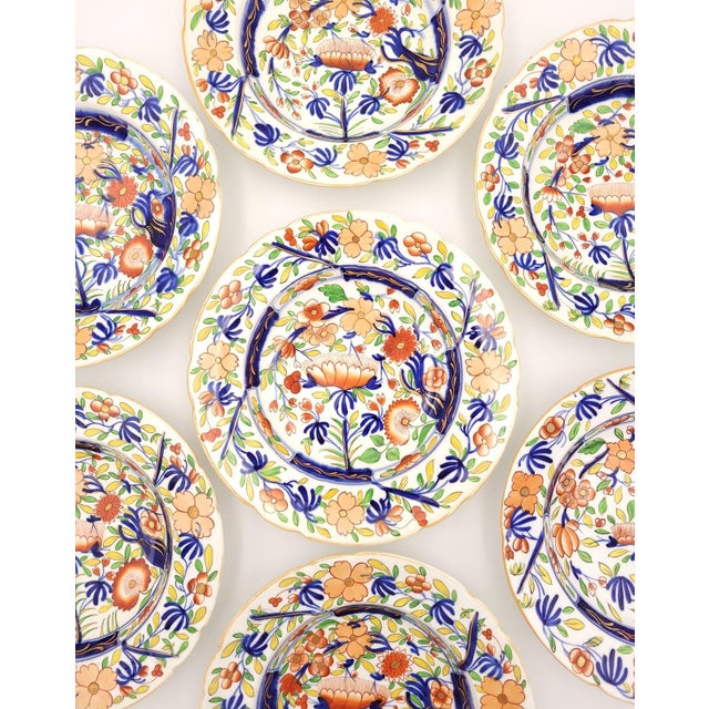 Early 19th Century Set of Ten (+2) Coalport Soup Bowls, England Circa 1830 For Sale - Image 5 of 6