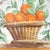 Italian Hand Painted Decorative Wood Panel With Basket of Oranges Made for Vietri For Sale In San Antonio - Image 6 of 9