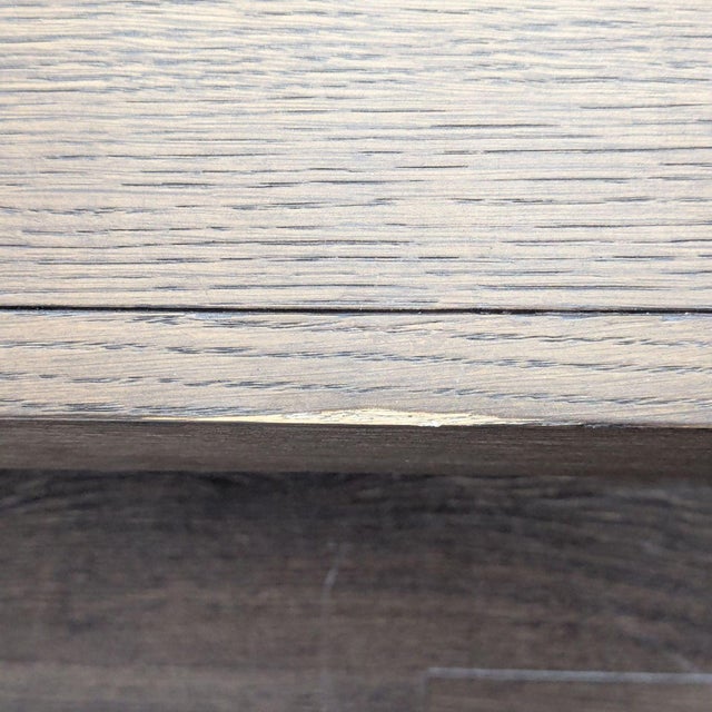 Wood Restoration Hardware Square Wood Coffee Table For Sale - Image 7 of 9