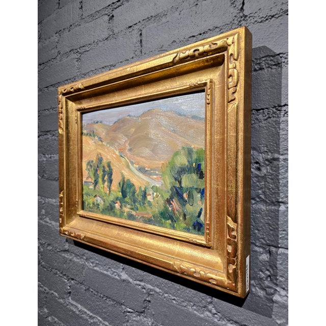 Donna Norine Schuster - 1920s View of the Hollywood Hills-Oil Painting For Sale - Image 9 of 12
